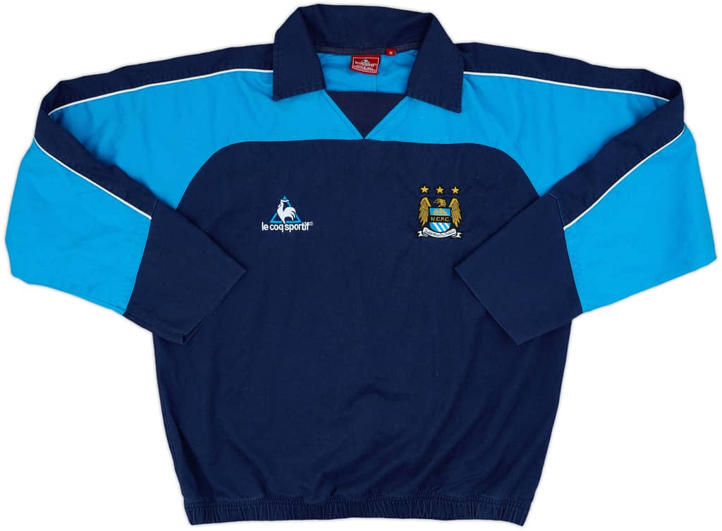 1999-00 Manchester City Le Coq Sportif Drill Top - 8/10 - (M)