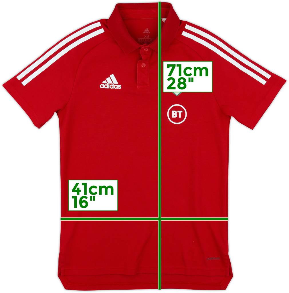 2021-22 Wales adidas Polo Shirt - 8/10 - (XS)