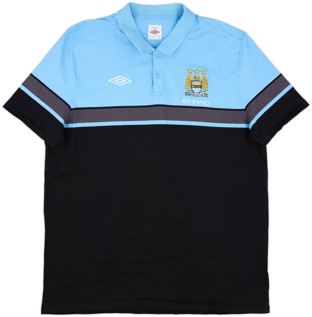 2012-13 Manchester City Umbro Polo Shirt - 7/10 - (3XL)