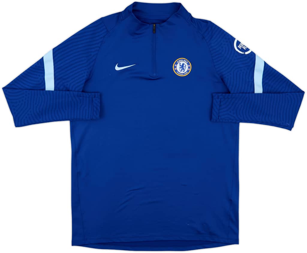 2020-21 Chelsea Nike 1/4 Zip Training Top - 8/10 - (L)