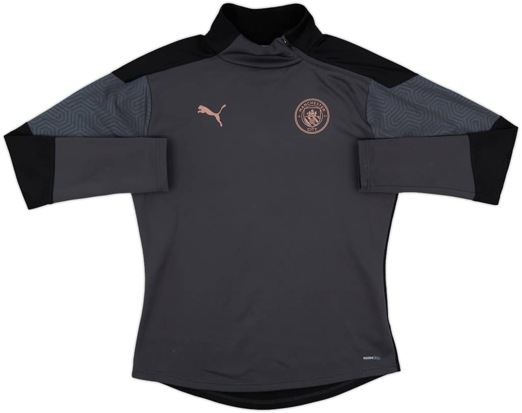2019-20 Manchester City Puma 1/4 Zip Training Top - 7/10 - (M)