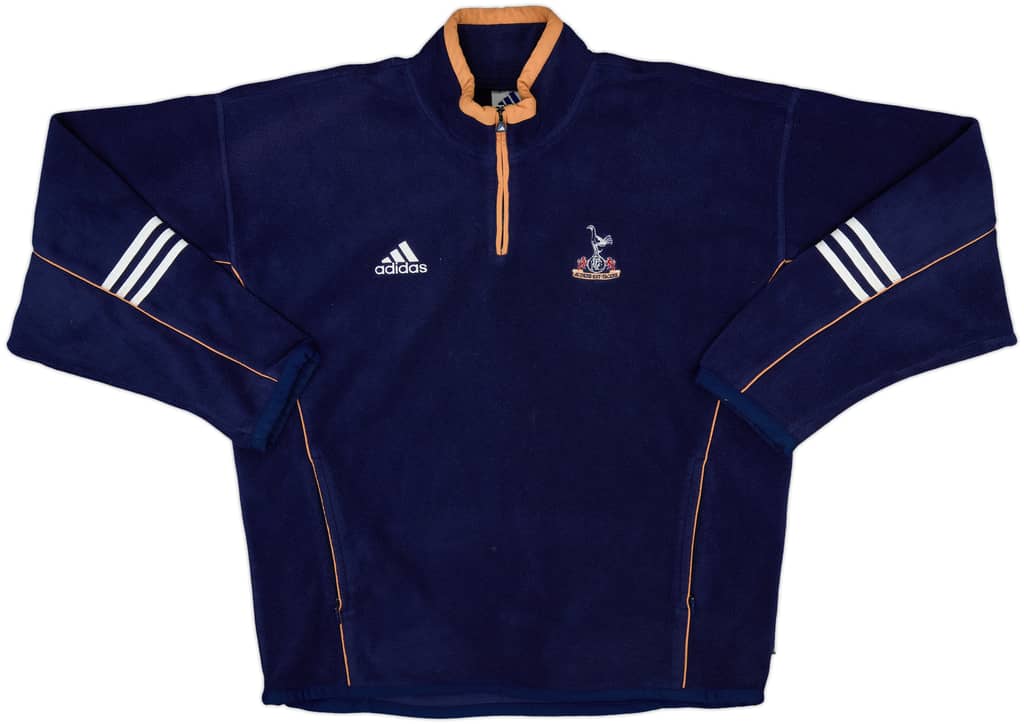 1999-00 Tottenham adidas 1/4 Zip Fleece Top - 7/10 - (XL)