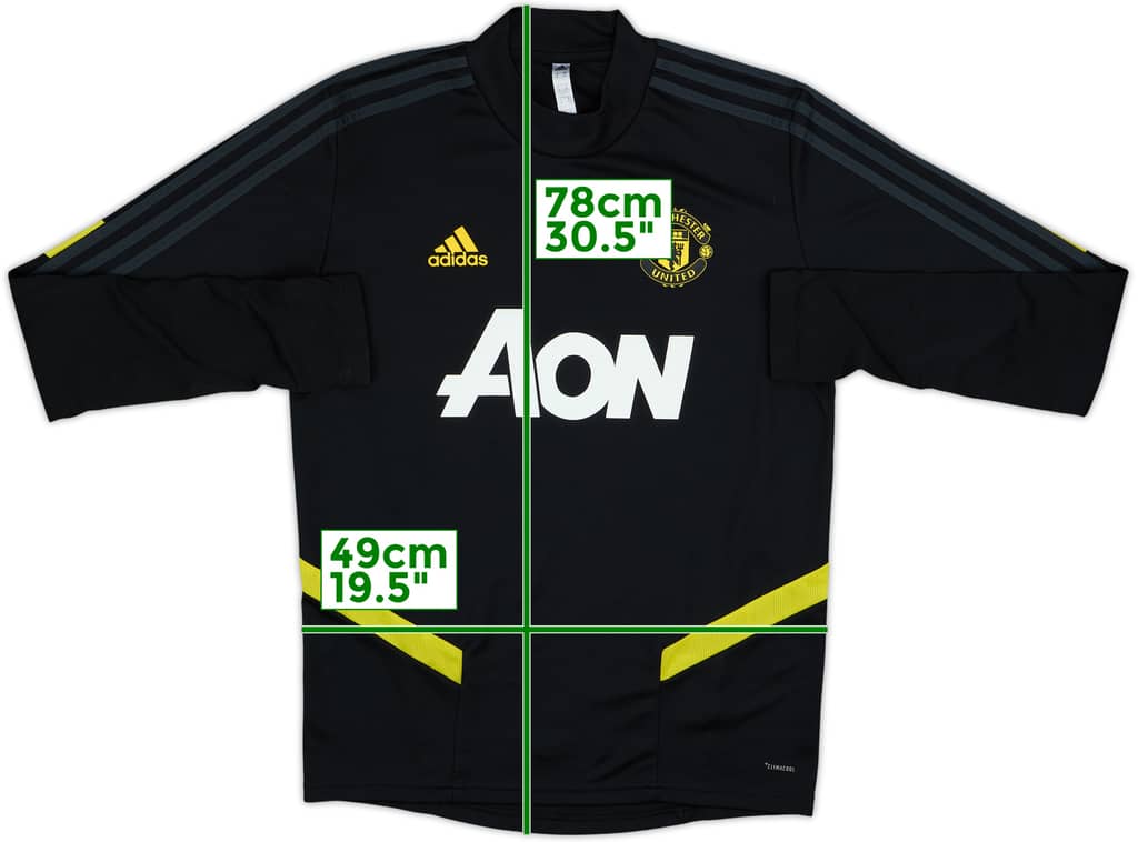 2019-20 Manchester United adidas Sweat Top - 10/10 - (M)