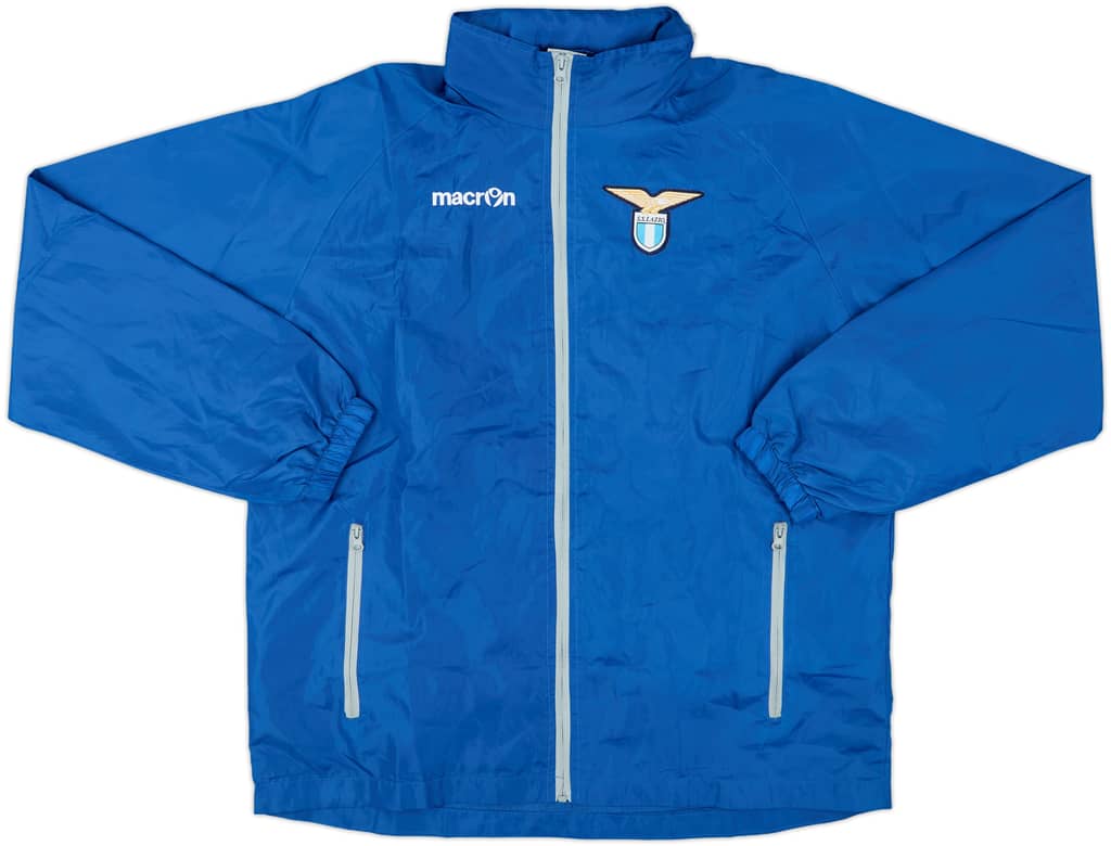 2016-17 Lazio Macron Hooded Rain Jacket - 9/10 - (L)