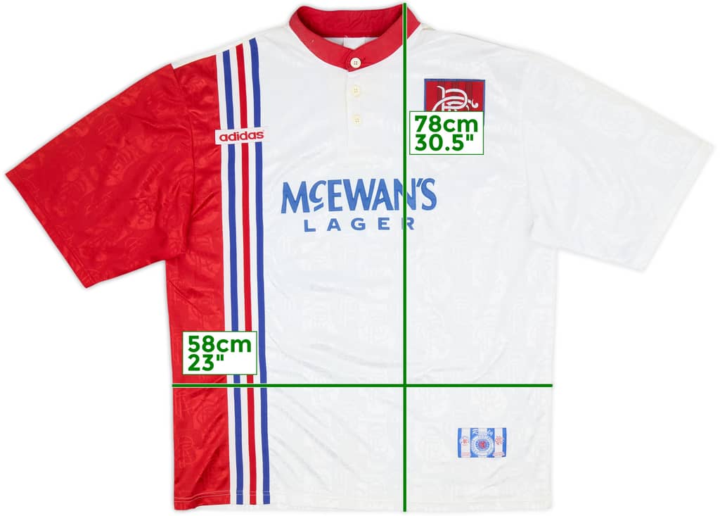 1996-97 Rangers Away Shirt - 8/10 - (XL)