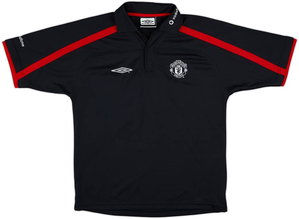 2000-01 Manchester United Umbro Polo Shirt - 10/10 - (S)