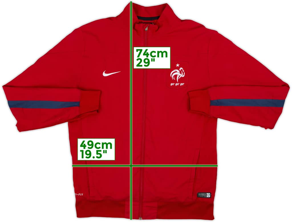 2014-15 France Nike Track Jacket - 7/10 - (L)