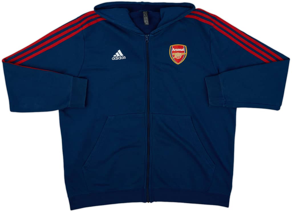 2019-20 Arsenal adidas Hooded Zip Top - 6/10 - (XXL)