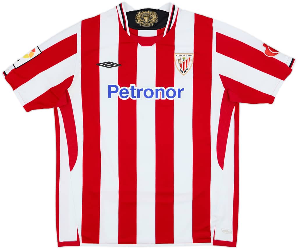 Camiseta de local del Athletic Bilbao 2009-10 - 7/10 - (XL)