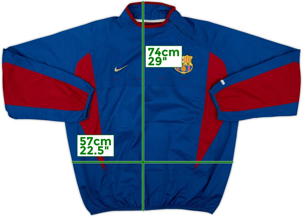 2002-03 Barcelona Nike Drill Top - 8/10 - (XXL)