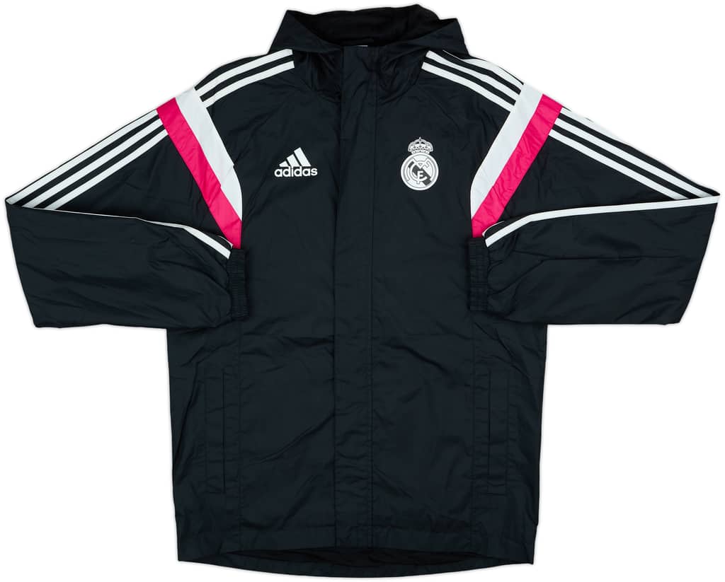 2014-15 Real Madrid adidas Rain Jacket - 8/10 - (S)