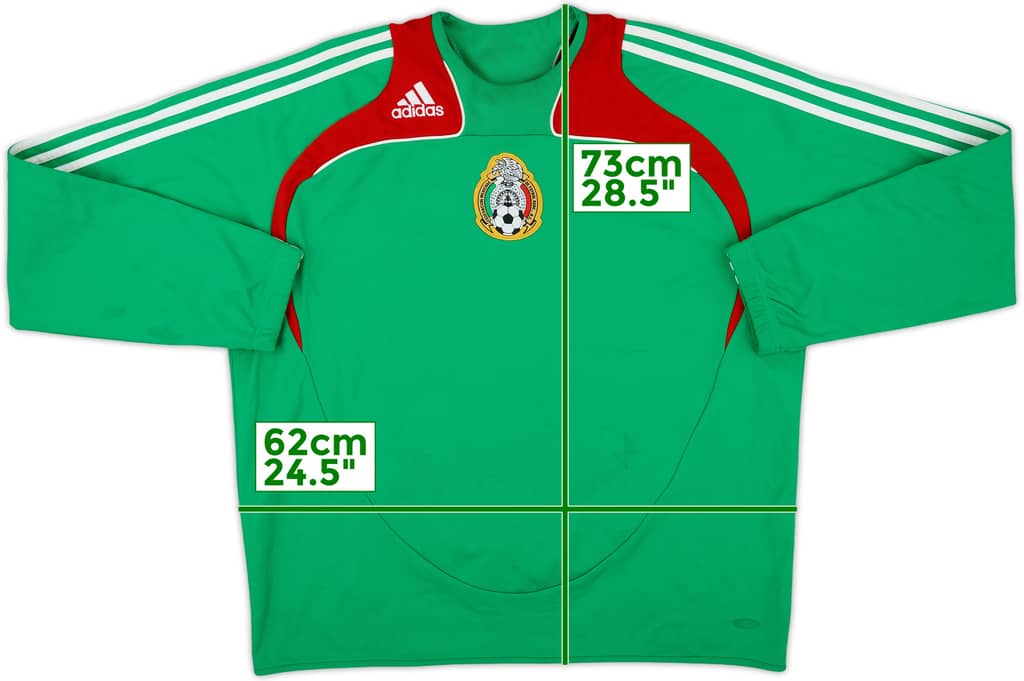 2007-08 Mexico adidas Sweat Top - 7/10 - (XXL/3XL)