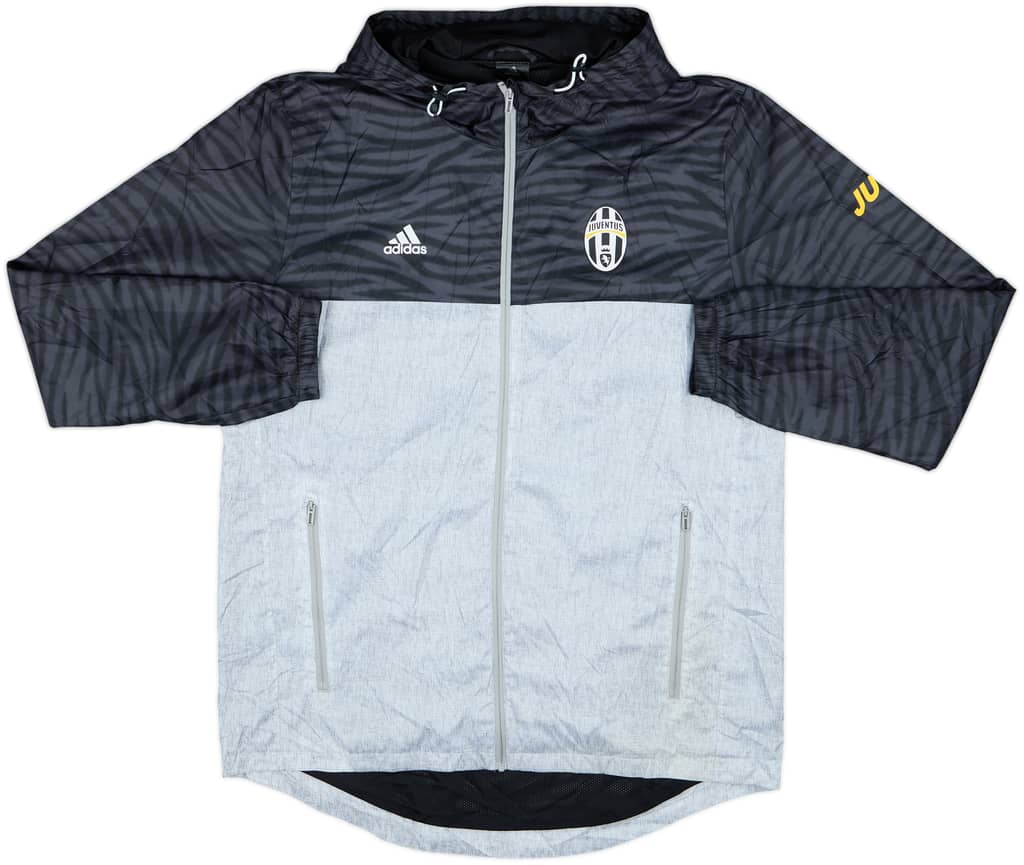 2016-17 Juventus adidas Hooded Rain Jacket - 8/10 - (M)