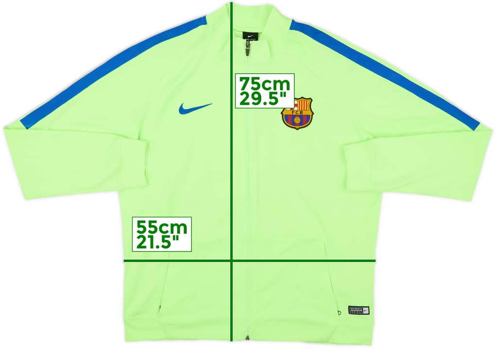 2017-18 Barcelona Nike Track Jacket - 8/10 - (XL)
