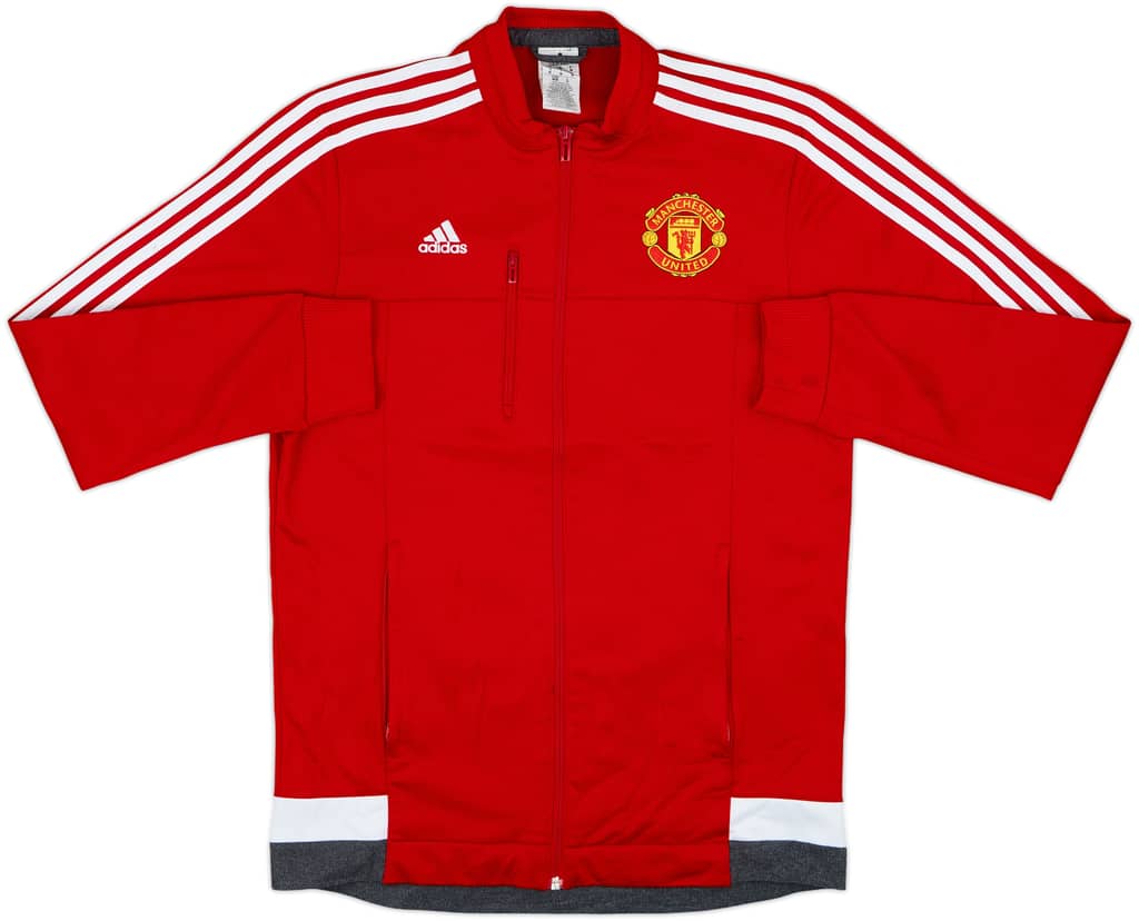 2015-16 Manchester United adidas Track Jacket - 8/10 - (M)