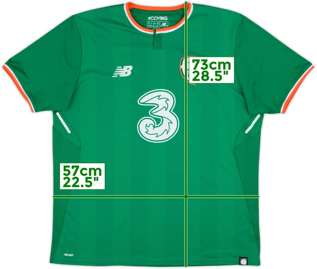 2017-18 Ireland Home Shirt - 9/10 - (XL)