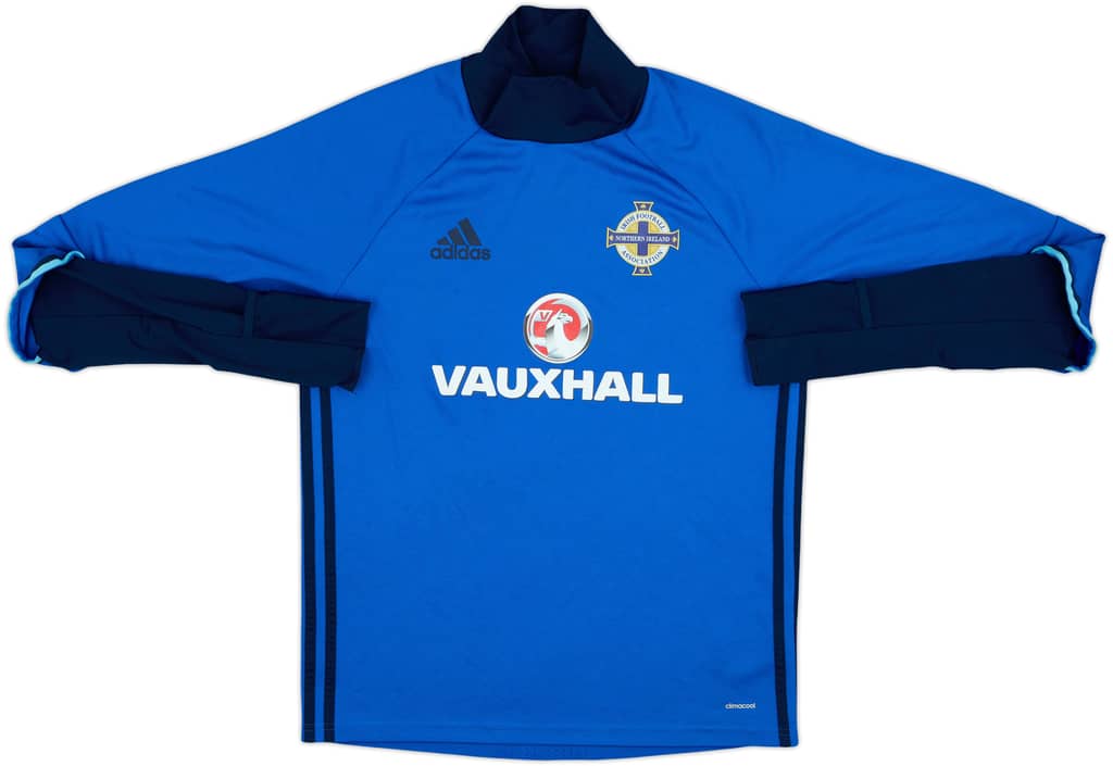 2015-16 Northern Ireland adidas Sweat Top - 8/10 - (M)