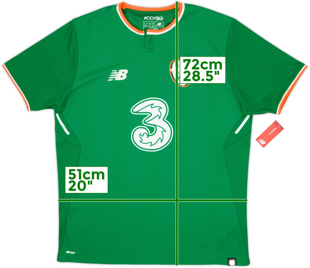 2017-18 Ireland Home Shirt (L)