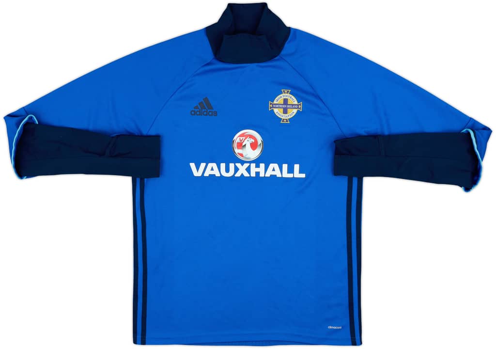 2015-16 Northern Ireland adidas Sweat Top - 8/10 - (M)