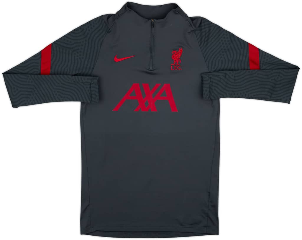 2020-21 Liverpool Nike 1/4 Zip Drill Top - 8/10 - (S)
