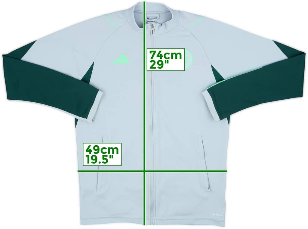 2023-24 Celtic adidas Track Jacket - 8/10 - (M)