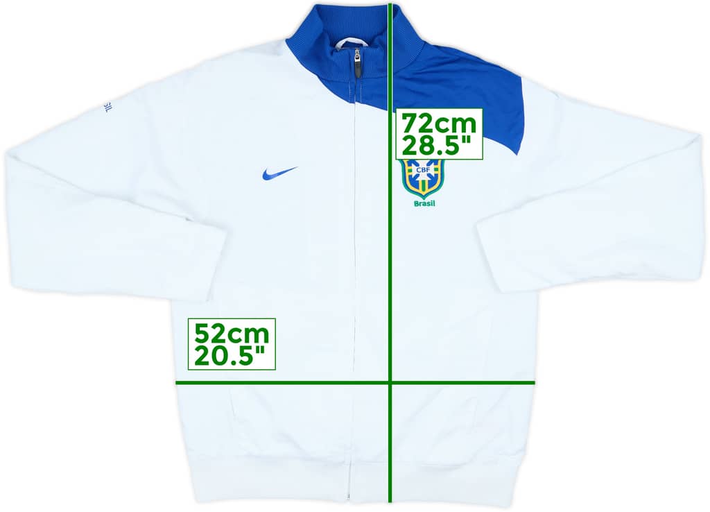 2008-09 Brazil Nike Track Jacket - 8/10 - (M)