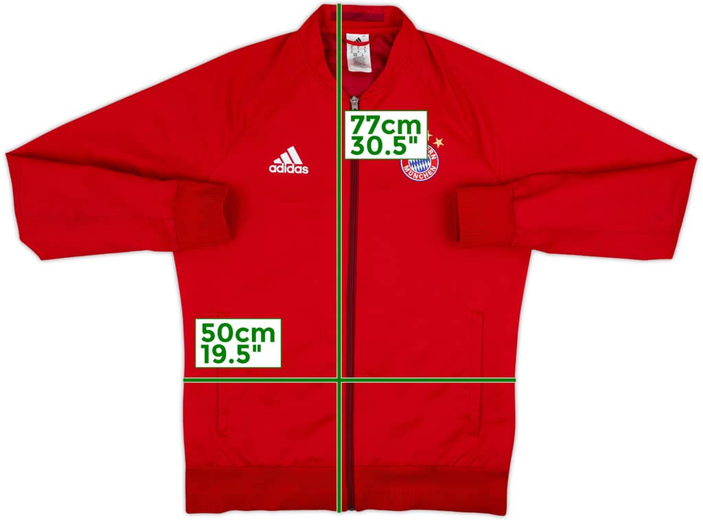 2016-17 Bayern Munich adidas Track Jacket - 8/10 - (M)