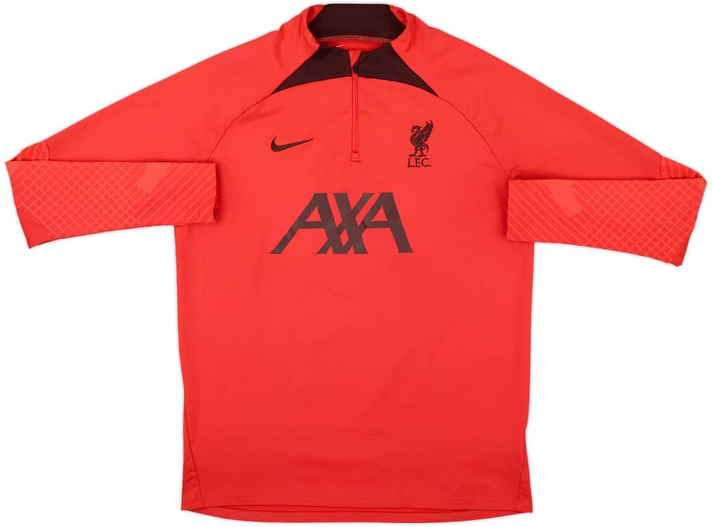 2020-21 Liverpool Nike 1/4 Zip Training Top - 8/10 - (L)