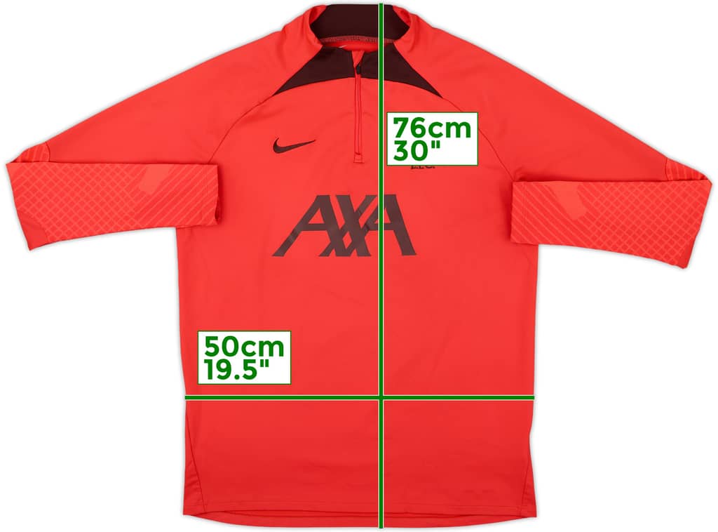 2020-21 Liverpool Nike 1/4 Zip Training Top - 8/10 - (L)