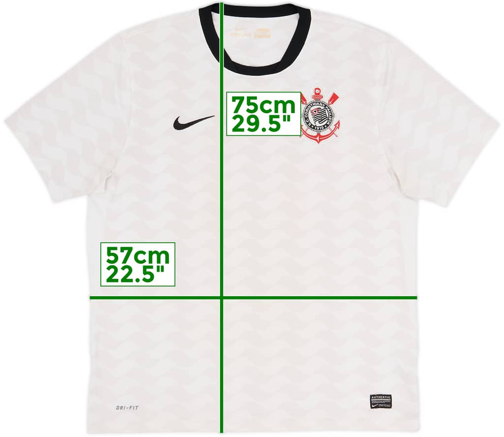 Camiseta de local del Corinthians 2012-13 - 6/10 - (L)