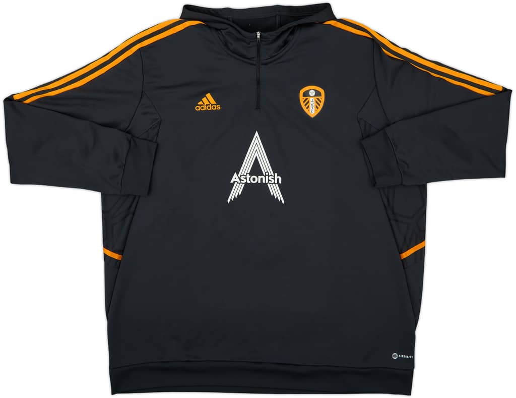 Top de entrenamiento con cierre de 1/4 adidas del Leeds United 2022-23 - 8/10 - (3XL)