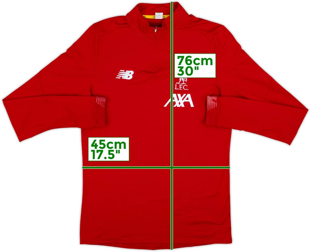2019-20 Liverpool New Balance 1/4 Zip Training Top - 6/10 - (M)