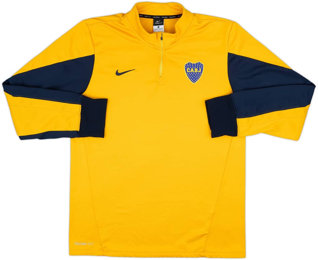 2013-14 Boca Juniors Nike 1/4 Zip Top de entrenamiento - 8/10 - (L)