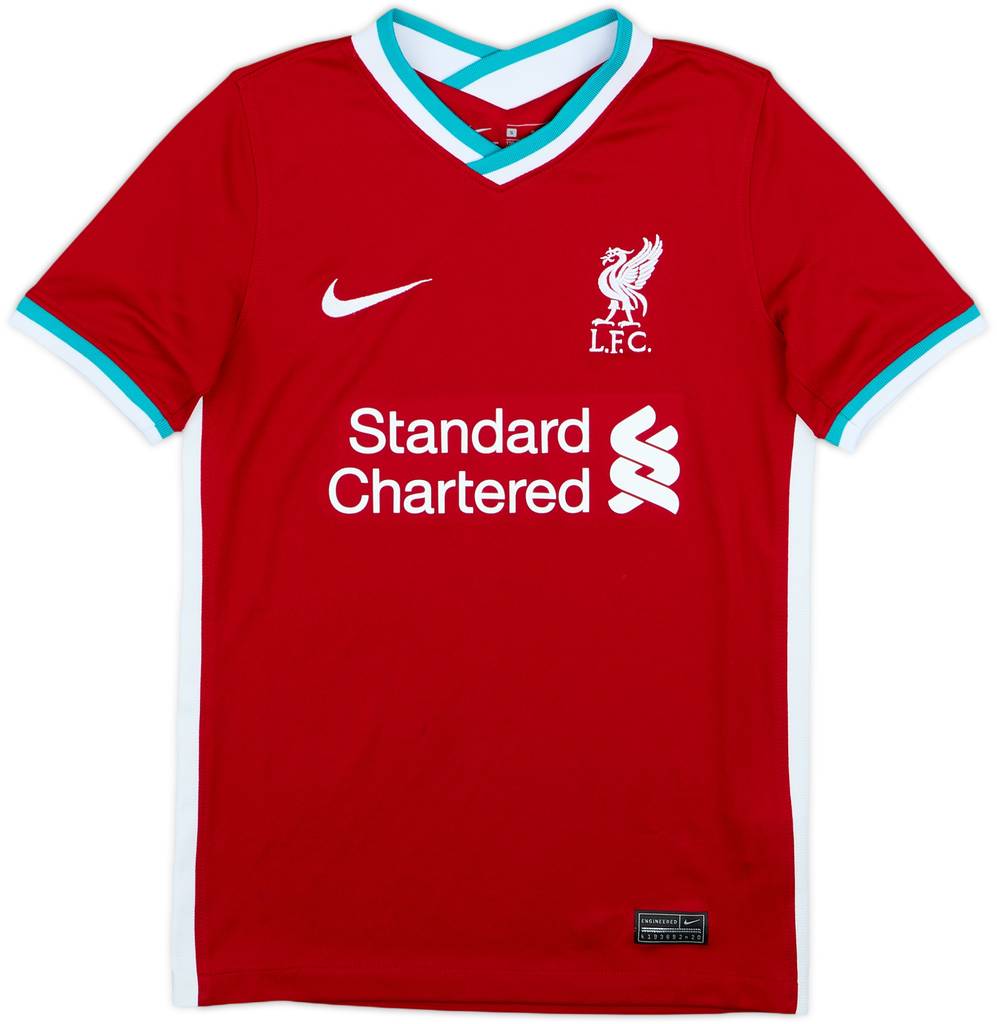 2020-21 Liverpool Home Shirt - 8/10 - (S.Boys)