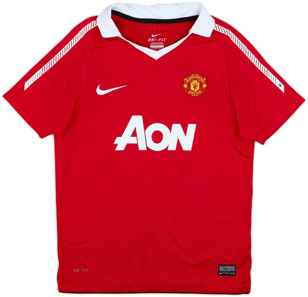 2010-11 Manchester United Home Shirt - 6/10 - (M.Boys)