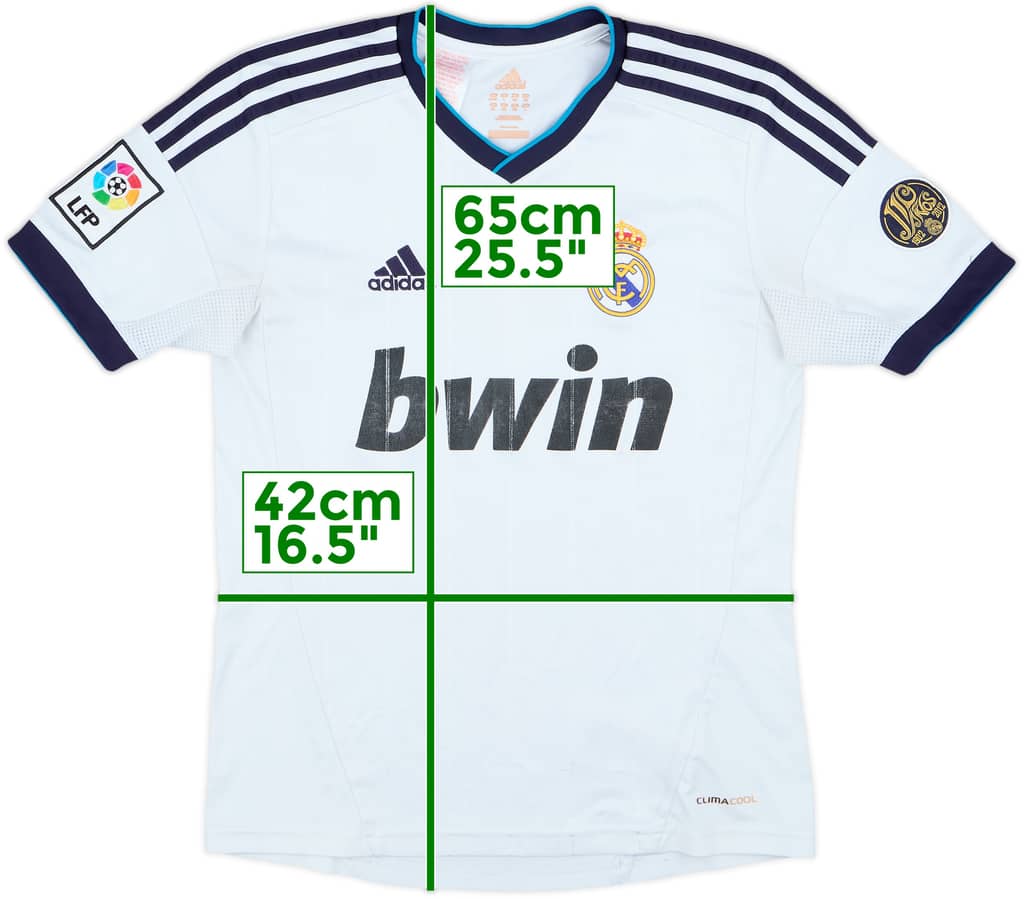 2012-13 Real Madrid Home Shirt - 6/10 - (L.Boys)
