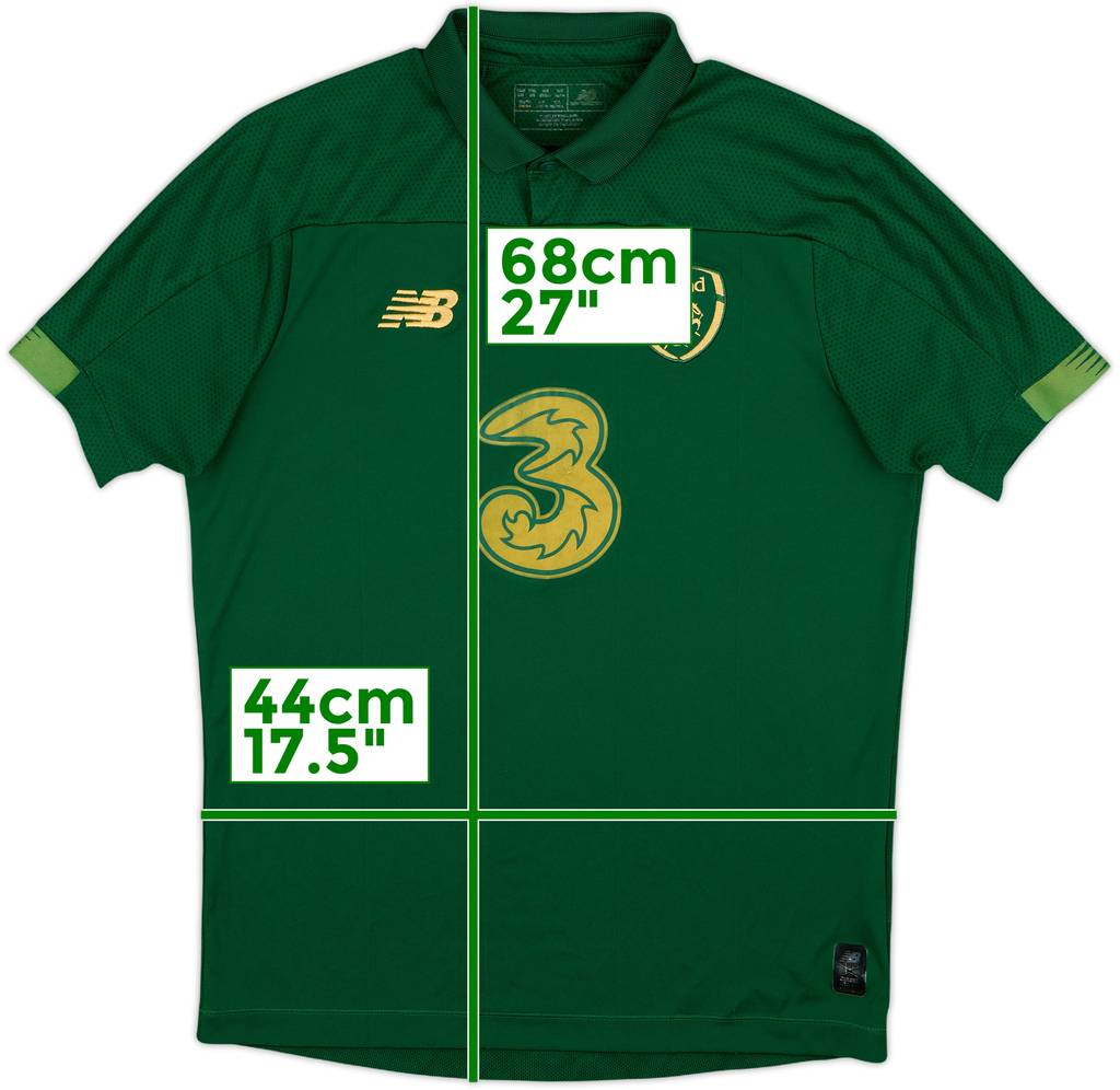 2019-20 Ireland Home Shirt - 7/10 - (XL.Boys)