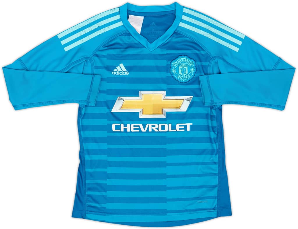 2018-19 Manchester United Home GK Shirt - 6/10 - (S.Boys)