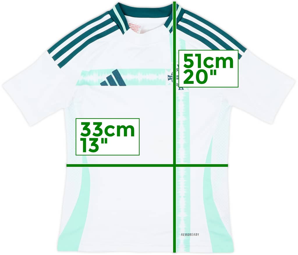 2024-25 Northern Ireland Away Shirt - 7/10 - (7-8 Years)