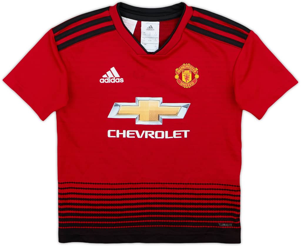 2018-19 Manchester United Home Shirt - 6/10 - (5-6 Years)