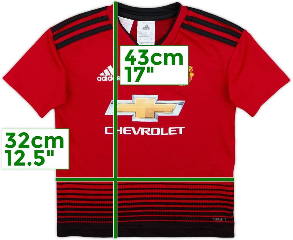 2018-19 Manchester United Home Shirt - 6/10 - (5-6 Years)