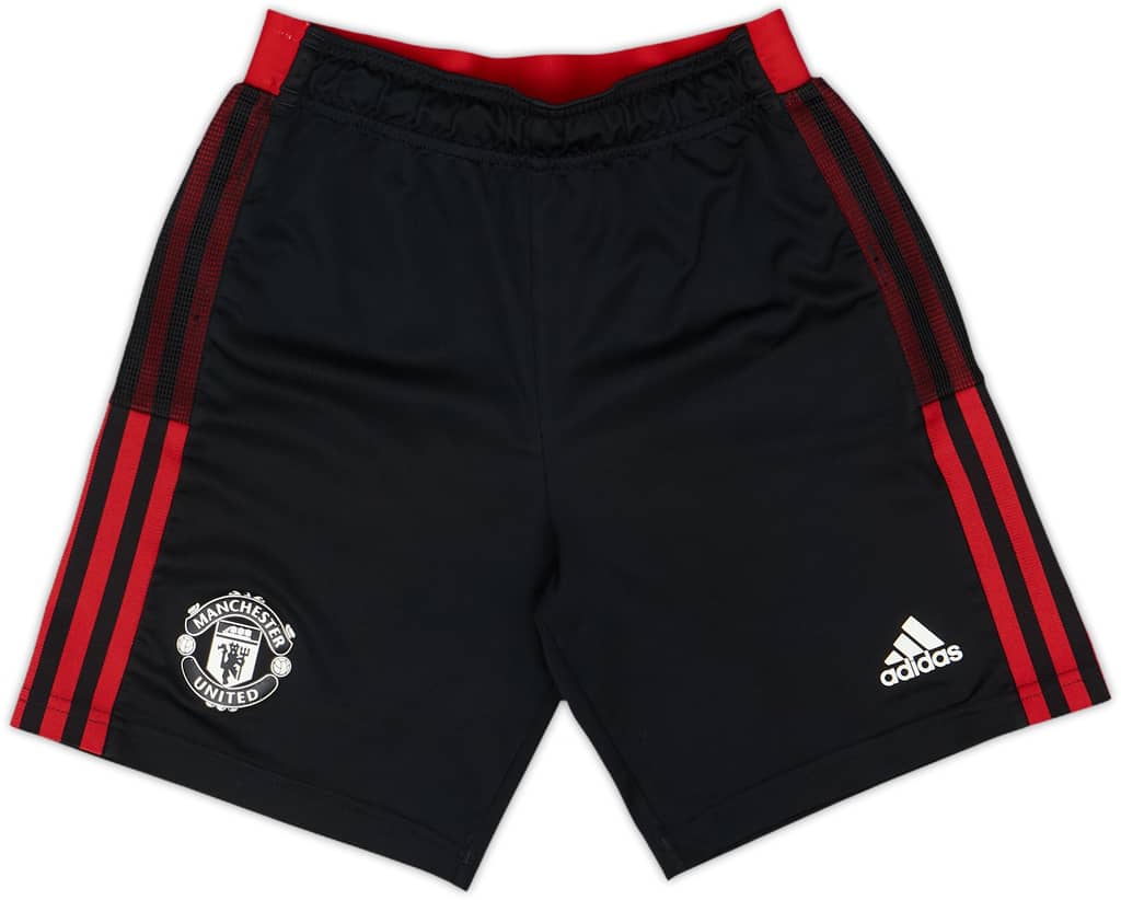 2021-22 Manchester United adidas Training Shorts - 7/10 - (M.Boys)