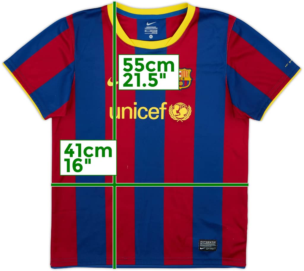 2010-11 Barcelona Home Shirt - 8/10 - (7-8 Years)
