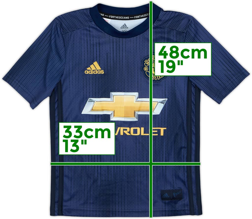 2018-19 Manchester United Third Shirt - 9/10 - (7-8 Years)