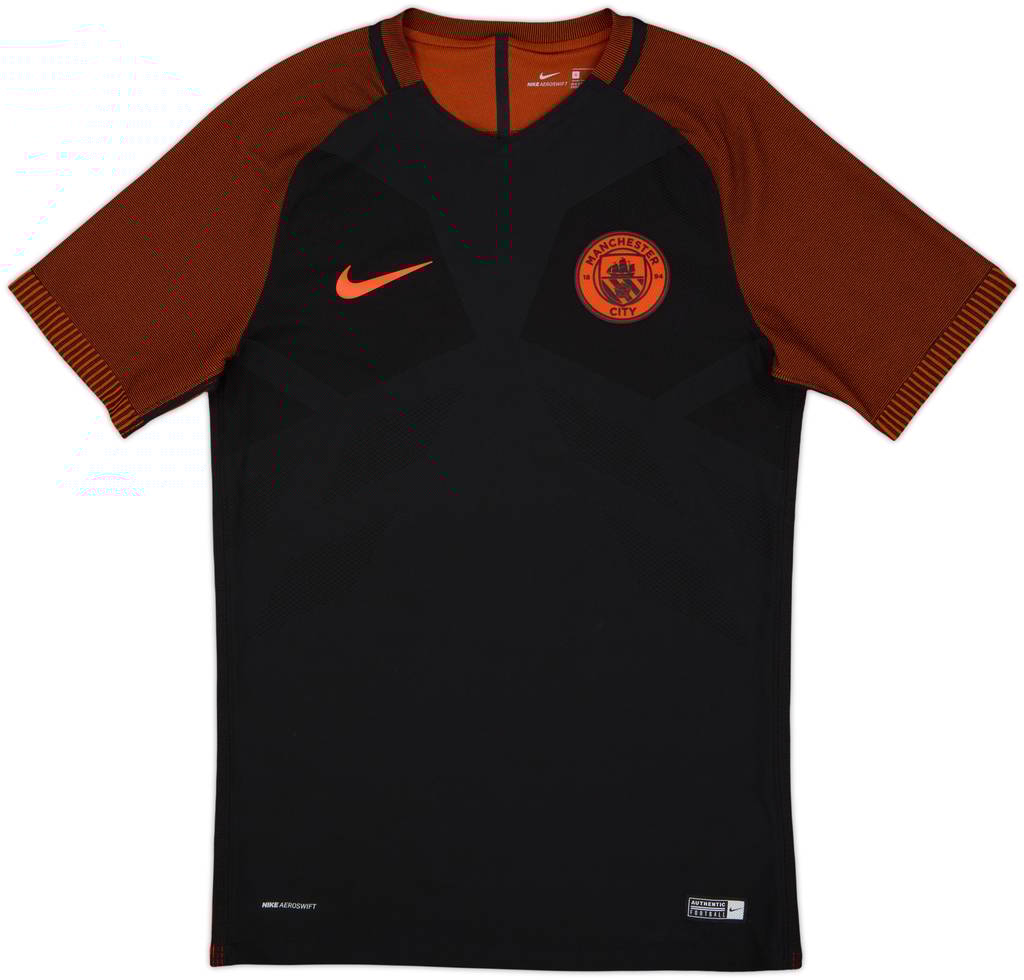 2016-17 Manchester City Player Issue Nike Training Shirt - 8/10 - (S)