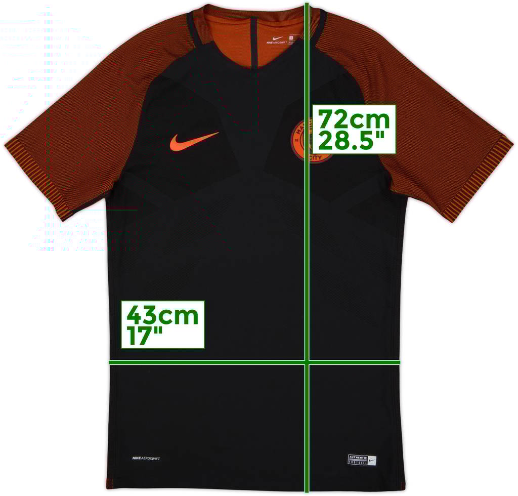 2016-17 Manchester City Player Issue Nike Training Shirt - 8/10 - (S)