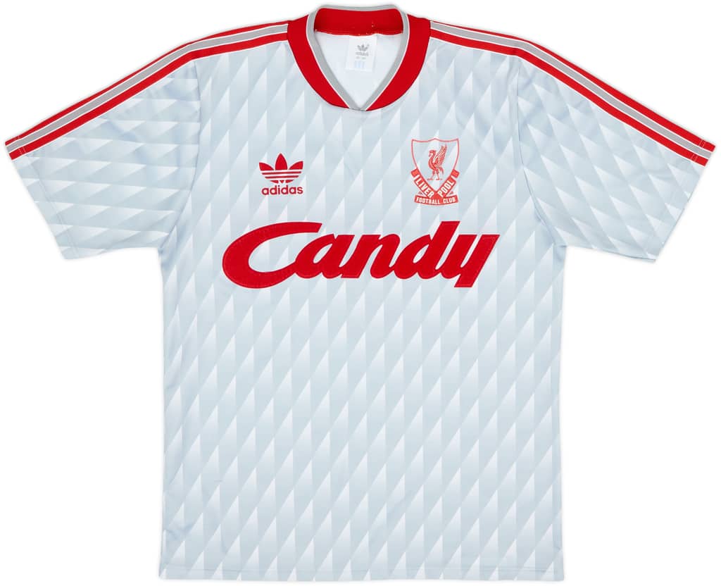 1989-91 Liverpool Camiseta de visitante - 7/10 - (S)
