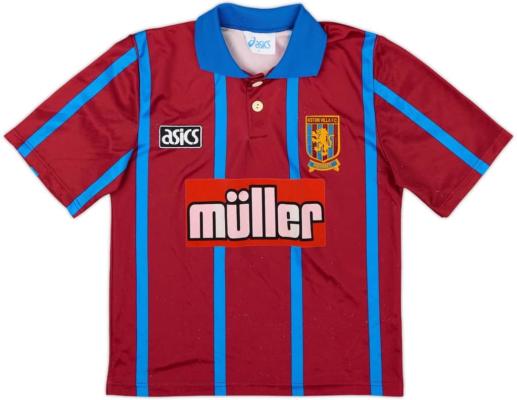 1993-95 Aston Villa Home Shirt - 7/10 - (L.Boys)