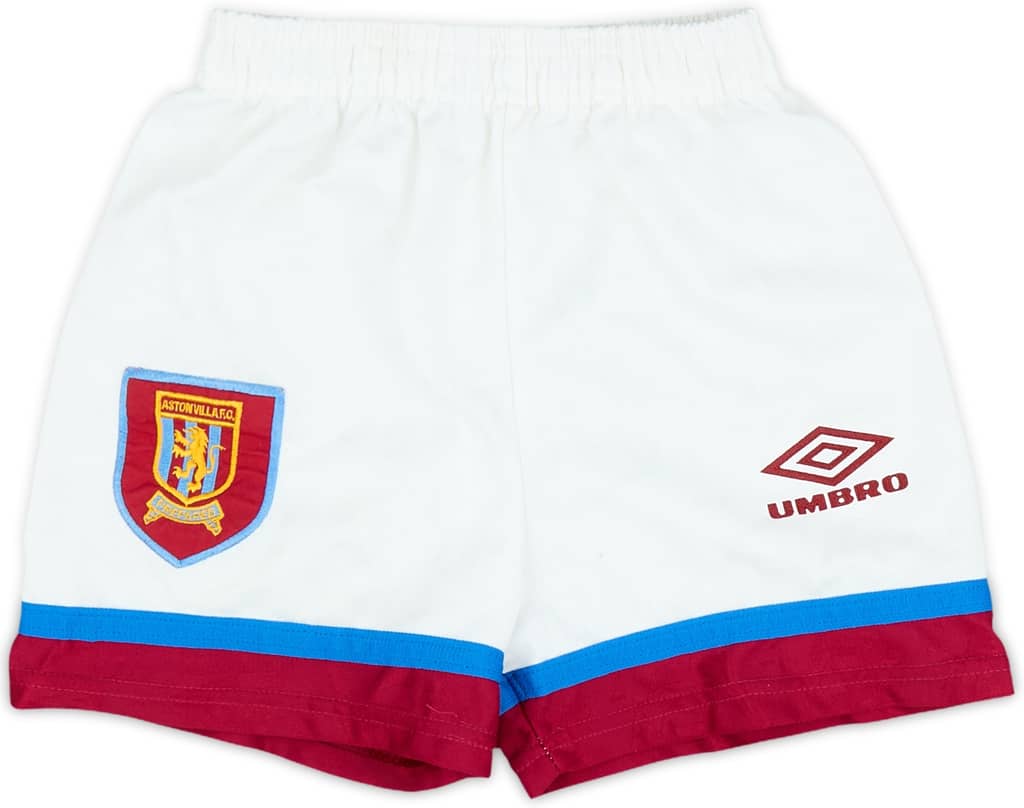 1992-93 Aston Villa Home Shorts - 8/10 - (S.Boys)