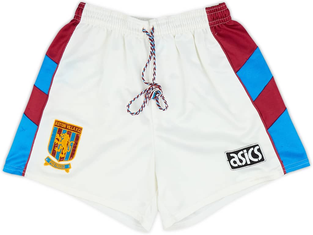 1993-94 Aston Villa Pantalones cortos de local - 8/10 - (L.Niños)
